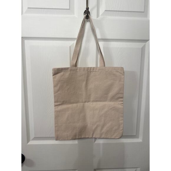 NWOT Bungalow Classic Branded Geometric Printed Shopping Tote Bag - Picture 4 of 5